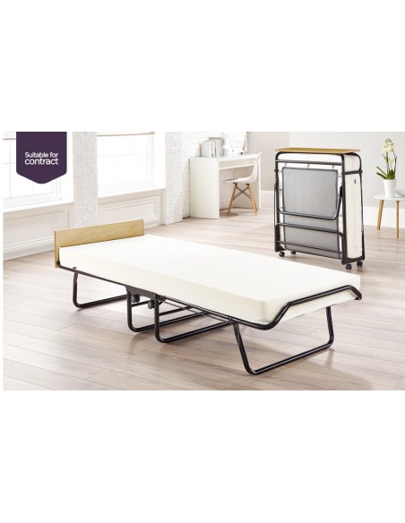 Jay-Be Visitor Contract Auto Folding Bed with Performance e-Fibre Mattress