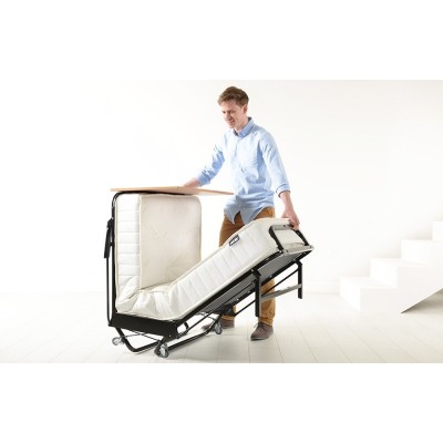 Crown Premier 3FT Folding Bed with Deep Sprung Jay-Be Mattress