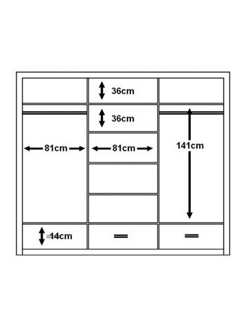 Alpha Large Sliderobe 2.5m...