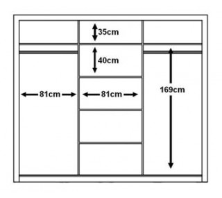 Boston Large Sliderobe 2.5m...