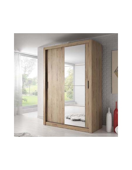 Denmark Large Sliderobe 1.5m - Oak Shetland