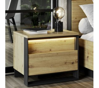 Quant Bedside Locker - Oak...