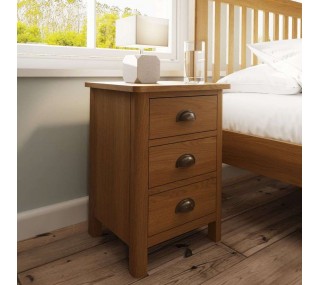 Lusso 3 Drawer Bedside...