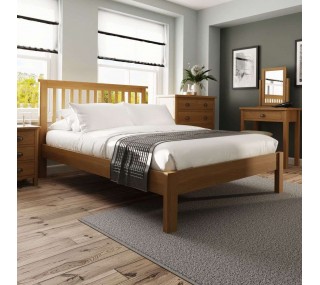 Lusso 4FT6 Bedframe - Oak