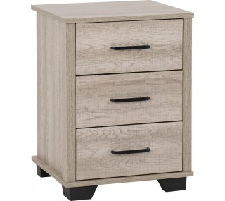 Oliver 3 Drawer Bedside...