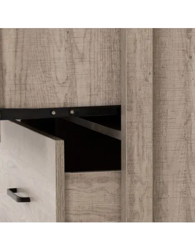 Oliver 6 Drawer Chest - Light Oak Effect