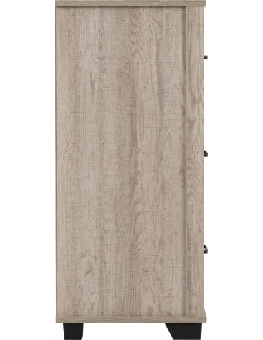 Oliver 6 Drawer Chest - Light Oak Effect