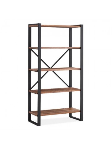 Doda Tall Bookcase - Dark Wood