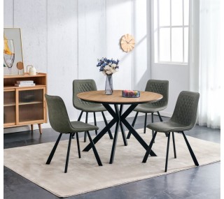 Drea 1.1m Round Dining...