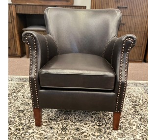 Harlow Armchair - Brown Leather Air | furniture shop carlow, furniture carlow, furniture naas, furniture wexford, furniture ireland, furniture stores dublin