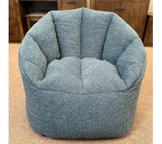 Chillax Bean Chair - Navy Boucle | furniture shop carlow, furniture carlow, furniture naas, furniture wexford, furniture ireland, furniture stores dublin