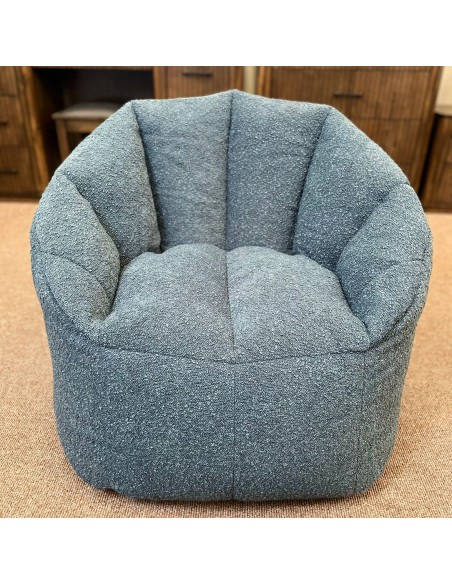 Chillax Bean Chair - Navy Boucle