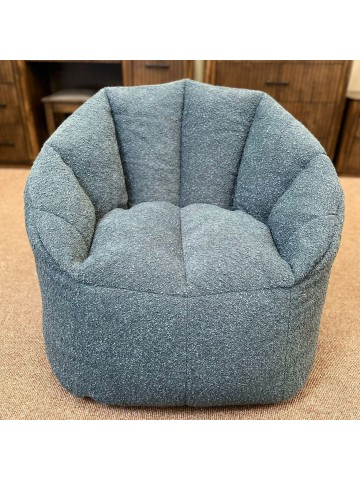 Chillax Bean Chair - Navy Boucle