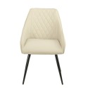 Gabriel Swivel Dining Chair - Taupe
