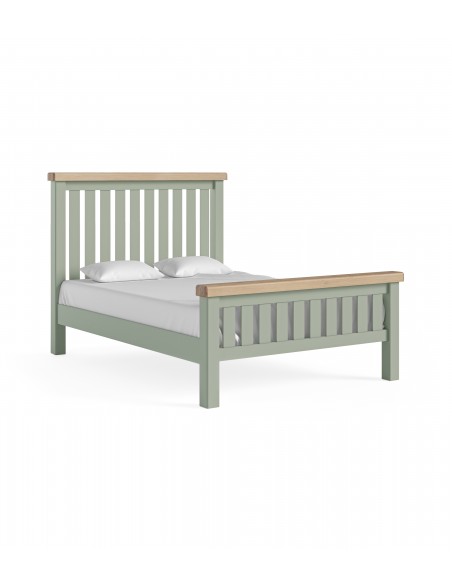 Salcombe 4FT6 Bedframe - Sage