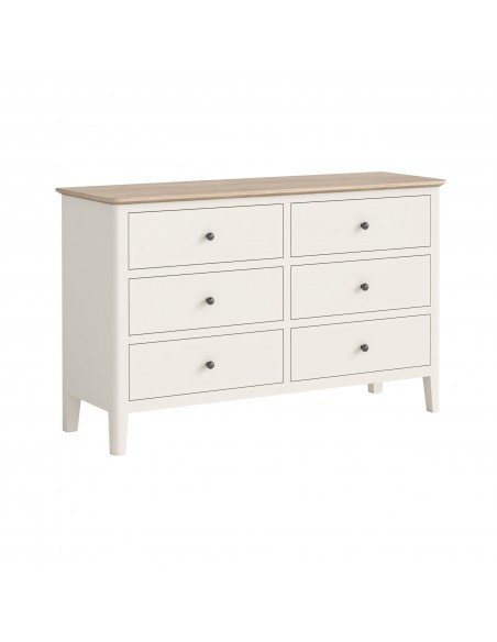 Marlow 6 Drawer Chest - Coconut Milk