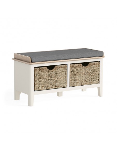 Marlow Storage Bench - Coconut Milk