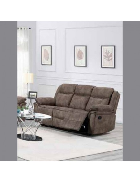 Brody 3 Seater Recliner Sofa - Tan