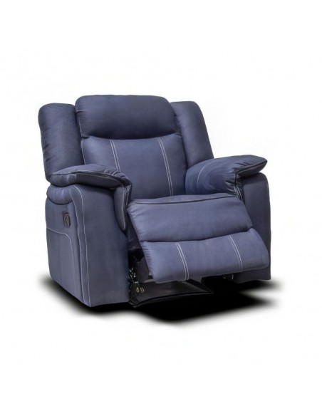 Walton Recliner Armchair - Denim