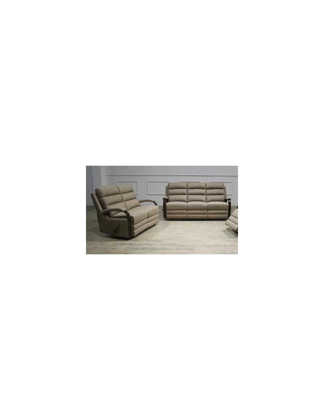 Michigan 3+2 Manual Recliner Sofa Set Smoke Grey