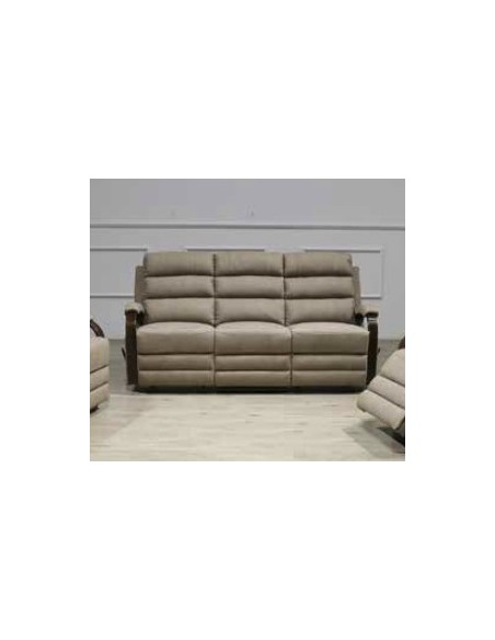 Michigan 3 Seater Recliner Sofa - Smoke Grey