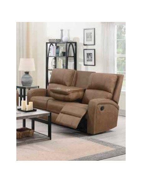 Blaine 3 Seater Recliner Sofa - Tan