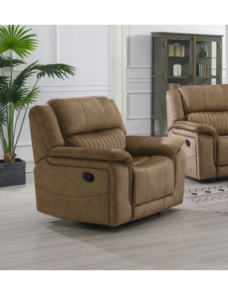 Marseilles Recliner Armchair - Coffee