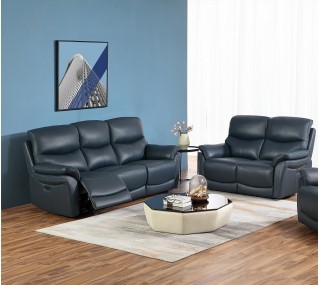 Magaluf Electric Recliner 3+2 Seater Sofa Set - Blue | sofa, sofas, sofa ireland, sofa wexford, sofa dublin, sofa furniture store, sofa online, cheap sofas ireland, sofa bed dublin, 2 seater sofa ireland