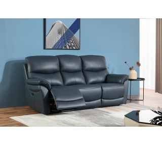 Magaluf Electric Recliner 3+1+1 Seater Sofa Set - Blue | sofa, sofas, sofa ireland, sofa wexford, sofa dublin, sofa furniture store, sofa online, cheap sofas ireland, sofa bed dublin, 2 seater sofa ireland