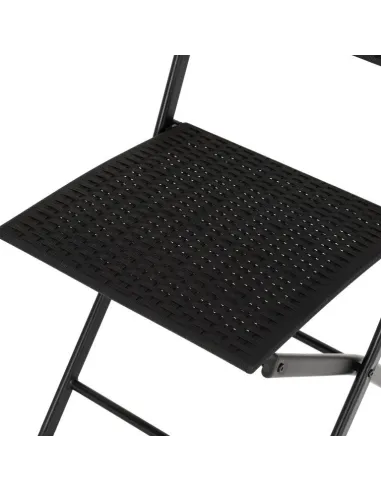 Foldaway 1+2 Garden Set - Black