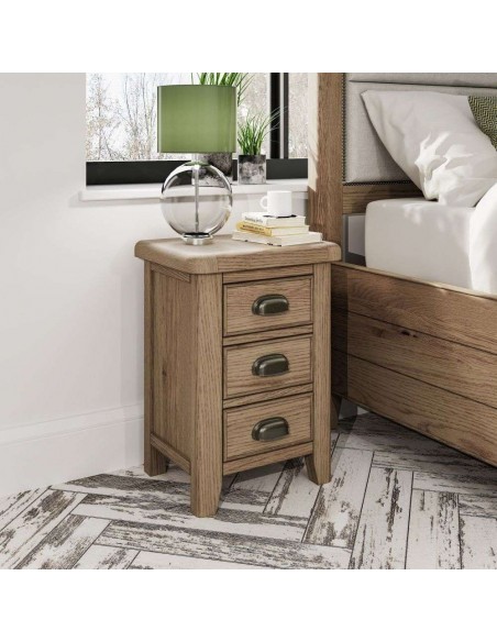 Rusper Bedside Locker - Warm Oak