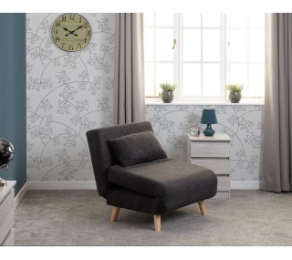 Astoria Chair Bed - Grey Boucle Fabric | sofa, sofas, sofa ireland, sofa wexford, sofa dublin, sofa furniture store, sofa online, cheap sofas ireland, sofa bed dublin, 2 seater sofa ireland