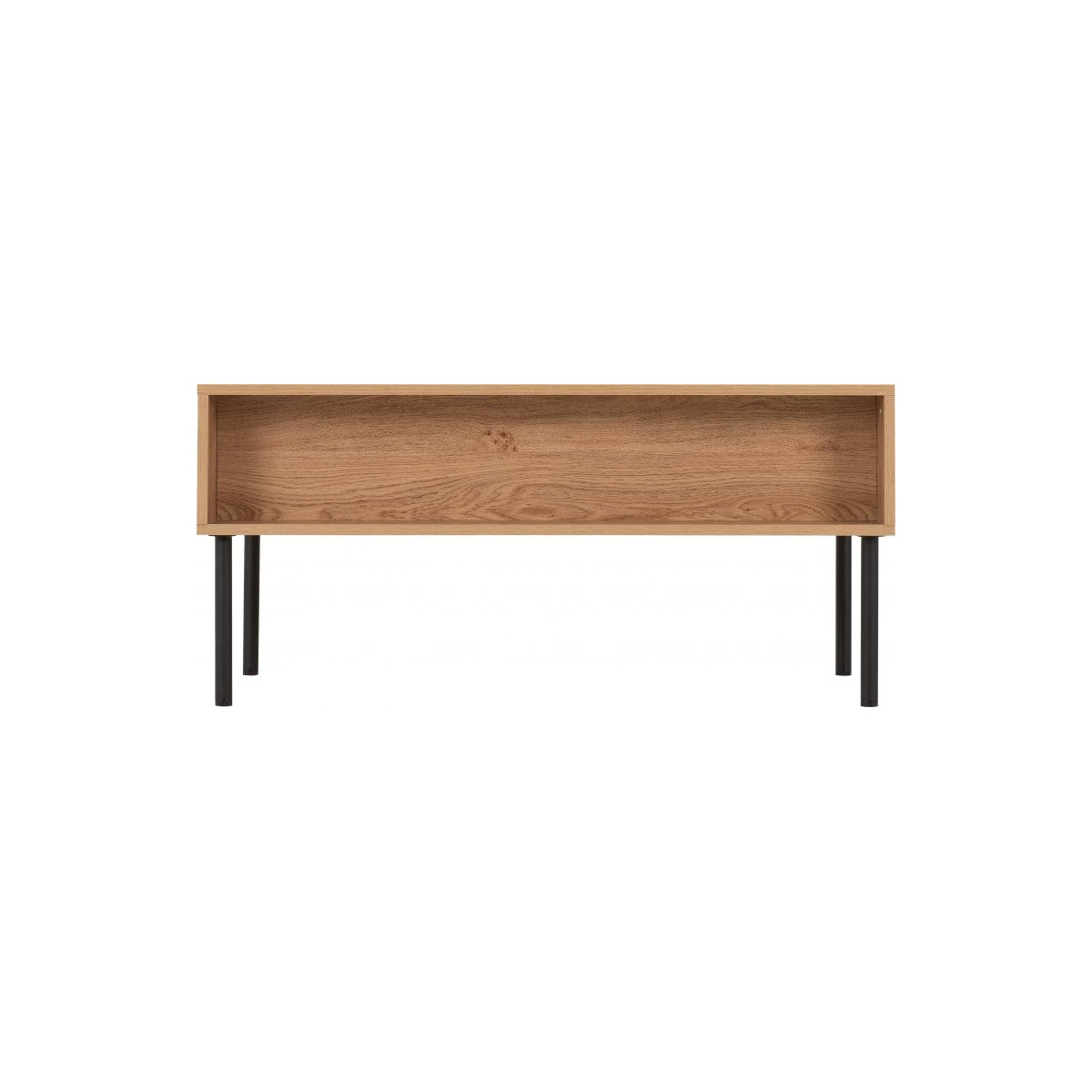 Leon 2 Drawer Coffee Table - Medium Oak Effect
