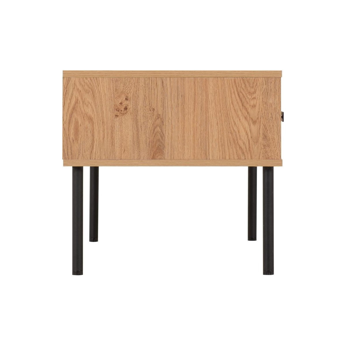 Leon 2 Drawer Coffee Table - Medium Oak Effect