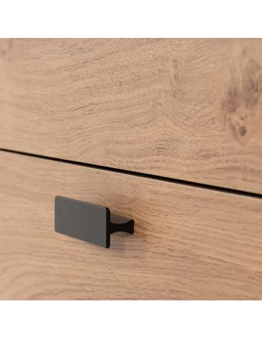 Leon 3+2 Drawer Chest - Medium Oak Effect