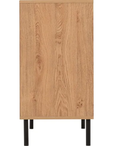 Leon 3 Drawer Chest - Medium Oak Effect