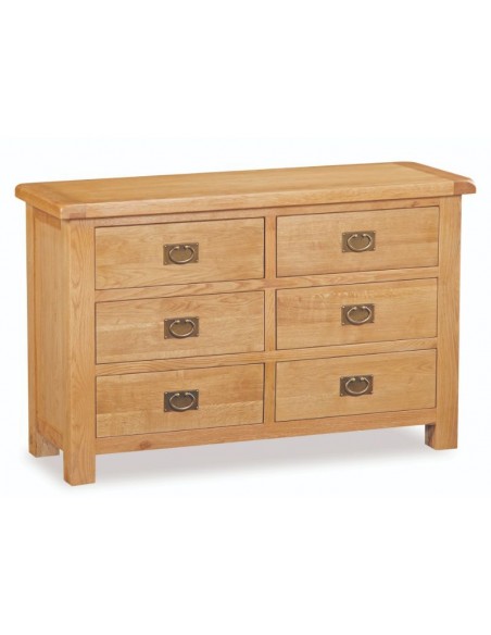 Astoria Lite 6 Drawer Chest - Warm Wax