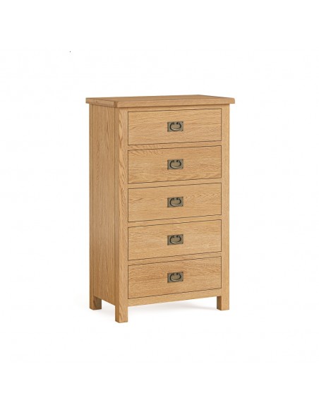 Astoria Lite 5 Drawer Chest - Warm Wax