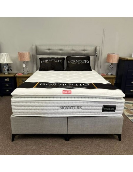 Dormolito 4FT6 Sanderson Ottoman Bed - Sand Grey