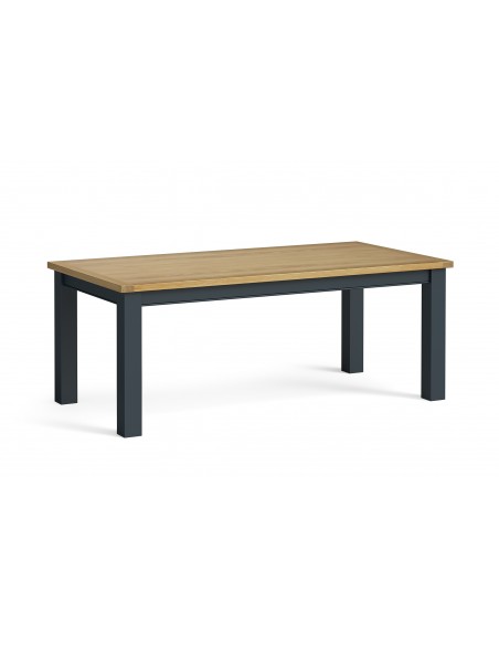 Columbia 2000mm Fixed Dining Table - Charcoal