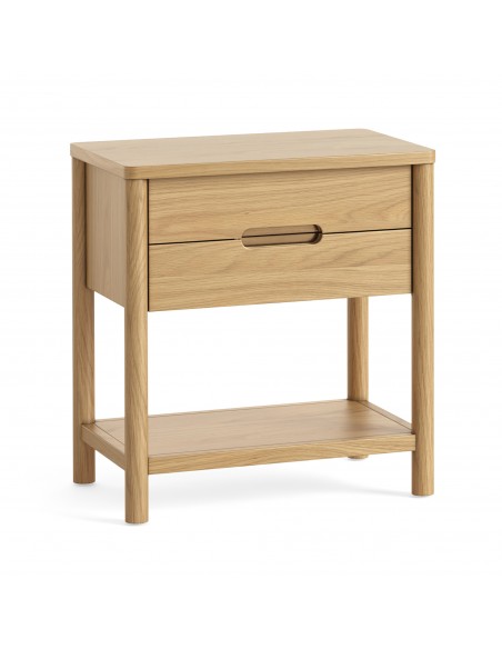 Florida Bedside Locker - Oak