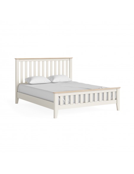 Marlow 5FT Slatted Bedframe - Coconut Milk