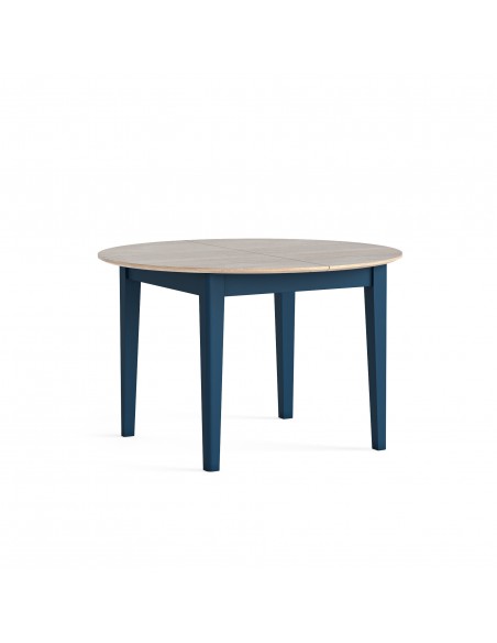 Marlow Round 1200-1550 Extending Dining Table - Navy