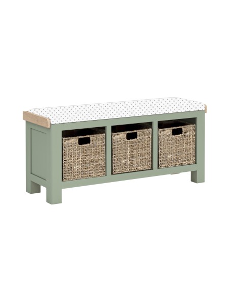 Marbury Storage Bench - Sage