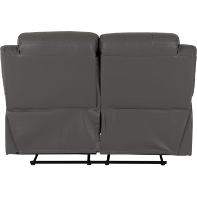 Roma 3+2 Seater Recliner Sofa Suite - Grey PU