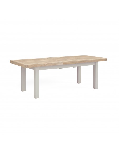 Salcombe Large Extending Dining Table - Light Grey