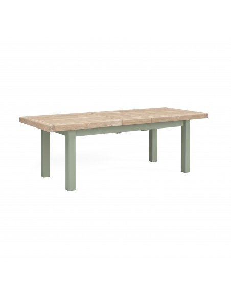 Salcombe Large Extending Dining Table - Sage