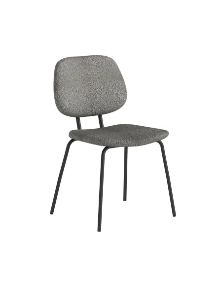 Florence Dining Chair - Grey Boucle