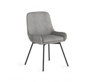 Soho Evie Chair - Grey Boucle