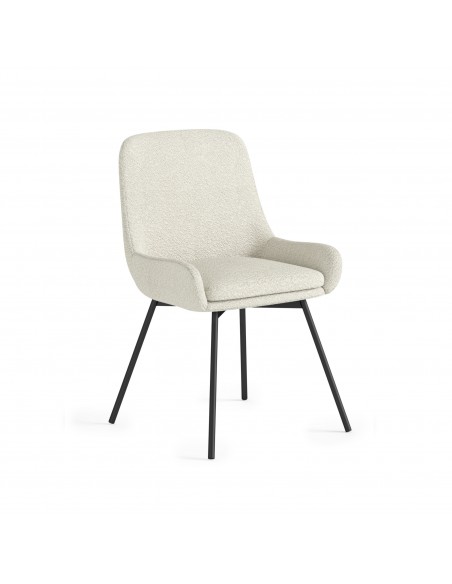 Soho Evie Chair - Ivory Boucle